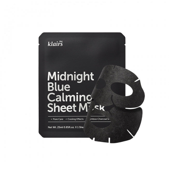 Dear Klairs Midnight Blue Calming Sheet Mask (EXP 3/2023) Beauty Dear Klairs   
