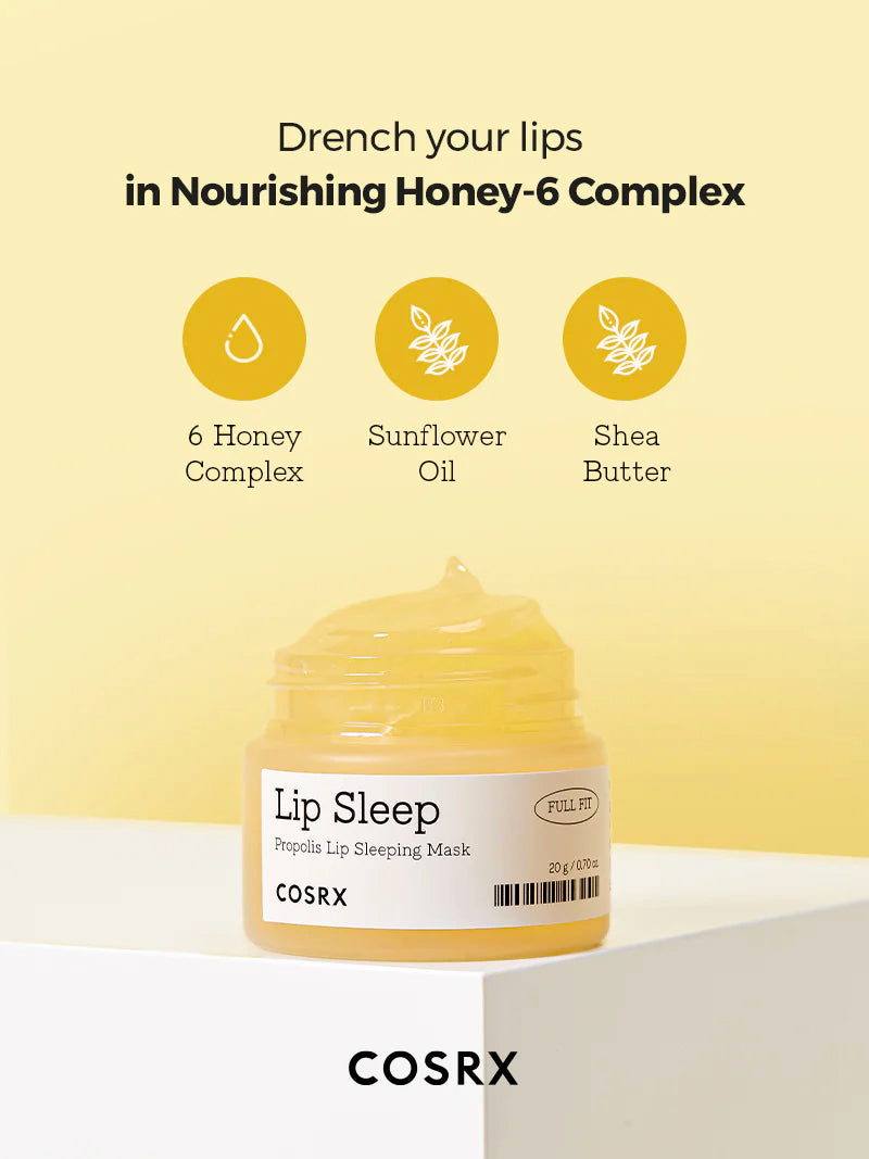 Cosrx Full Fit Propolis Lip Sleeping Mask Lip Balms & Treatments Cosrx   