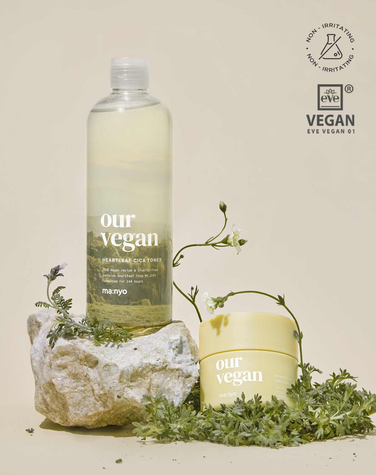 Manyo Factory Our Vegan Heartleaf Cica Toner Beauty Manyo Factory   