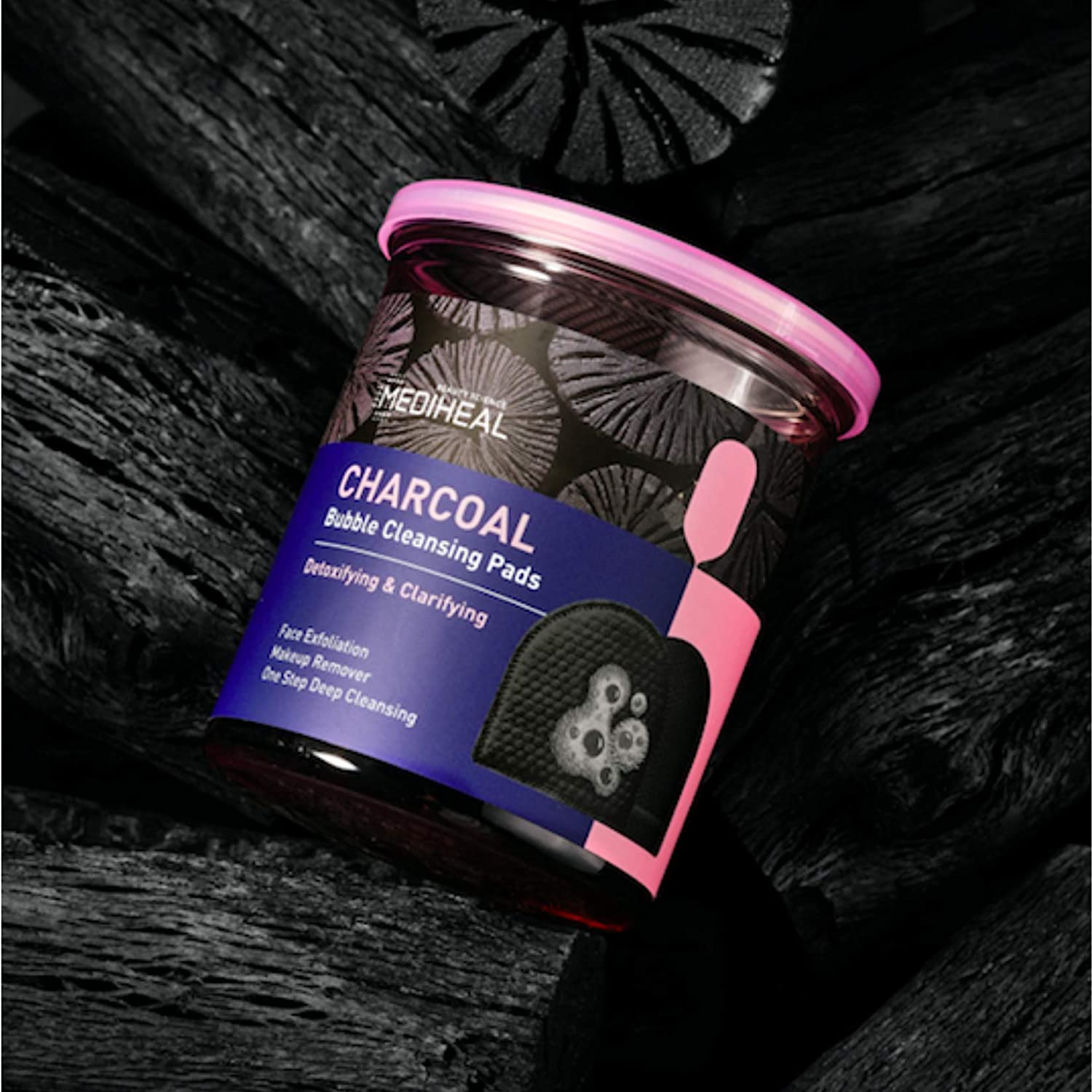 Mediheal Charcoal Bubble Cleansing Pads Facial Cleansers Meidheal   
