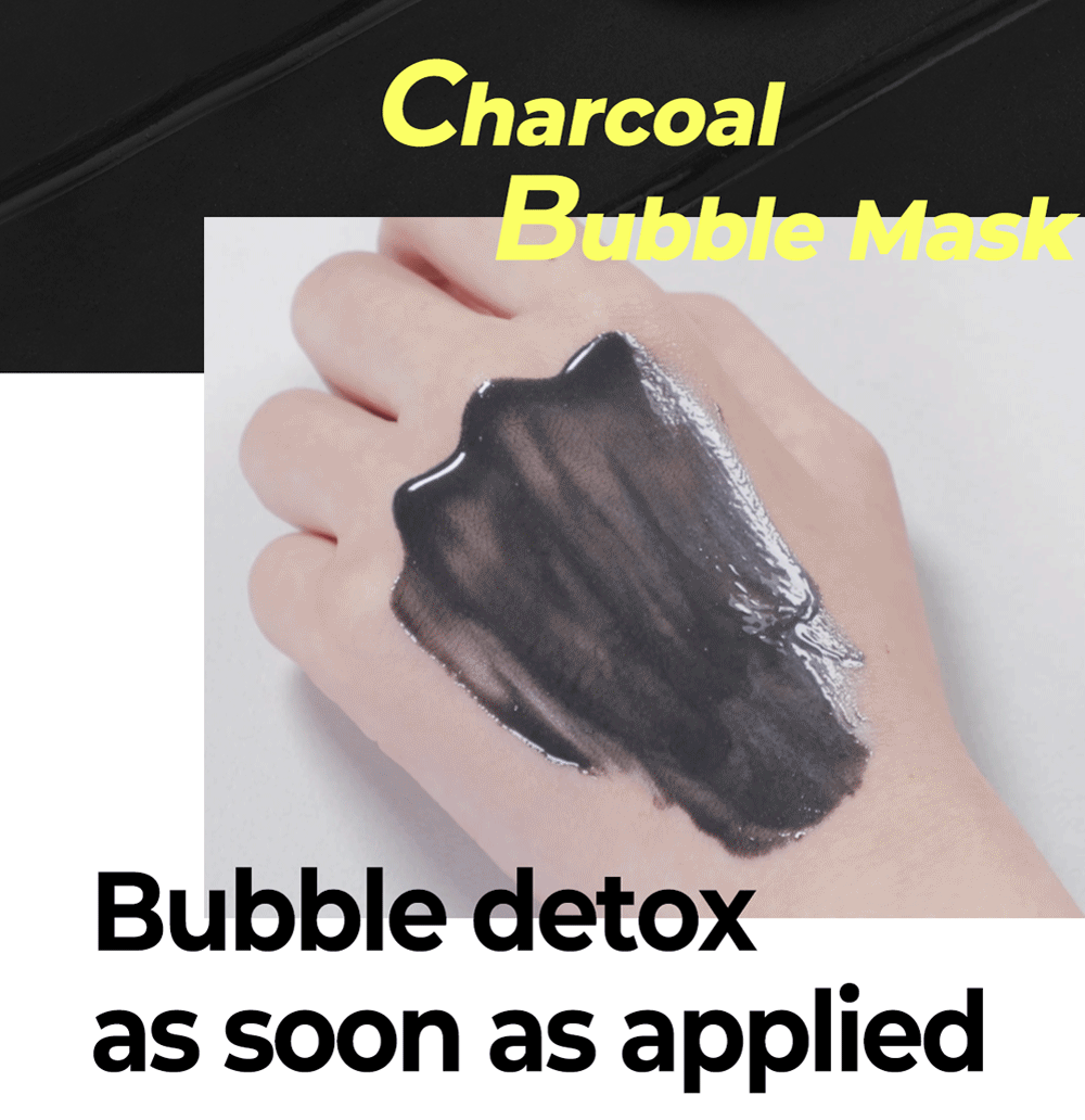 Some By Mi Charcoal BHA Pore Clay Bubble Mask Beauty SOME BY MI   